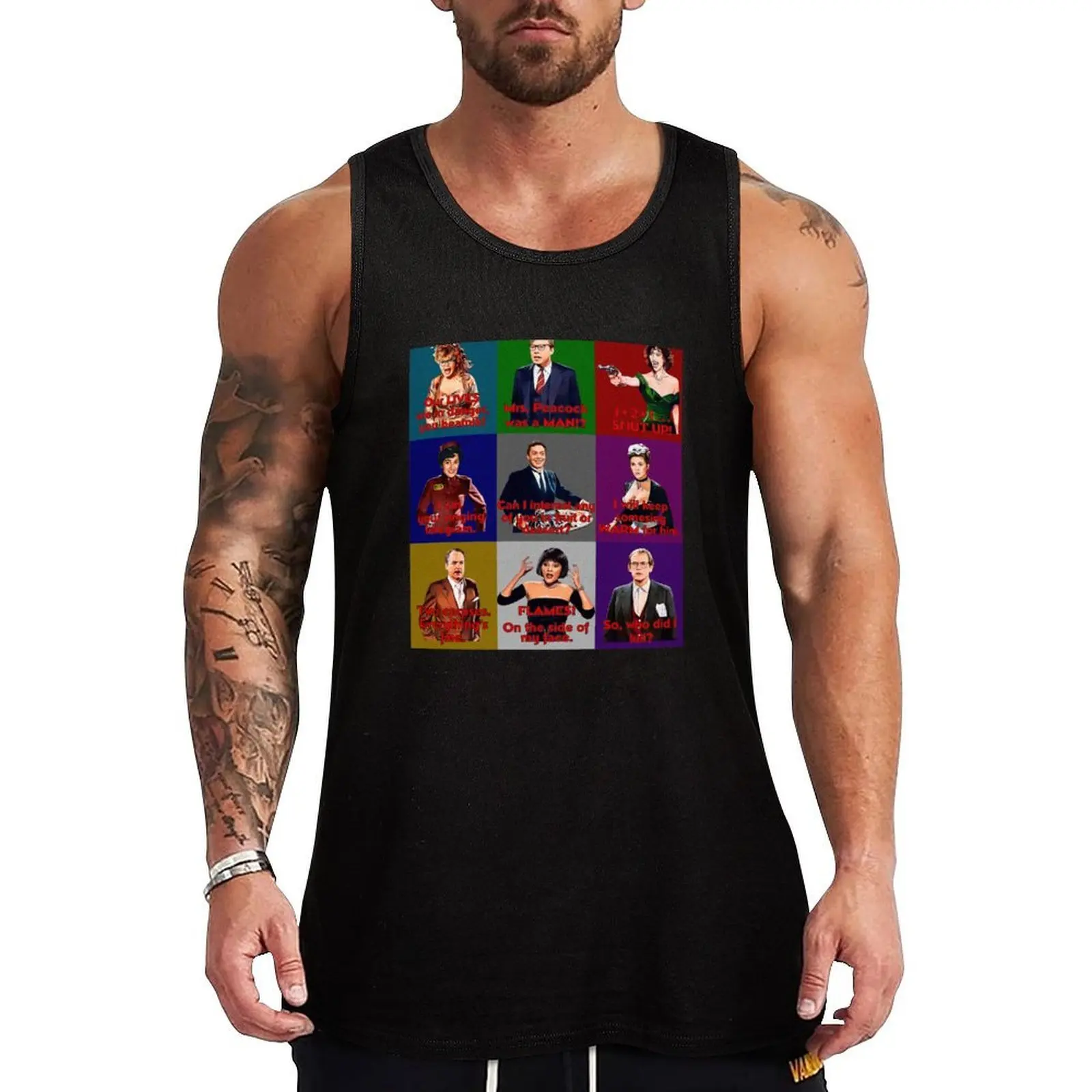 

The Cluedo Bunch Tank Top Classic Fit Tank Tops Undershirt Everyday Wear