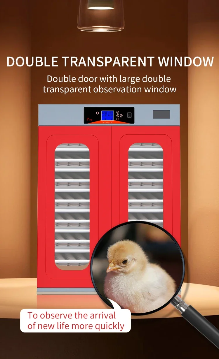 WONEGG Prestazioni stabili Cinese Rosso 1000 Uova Incubato Elemento Riscaldante per Uso Agricolo