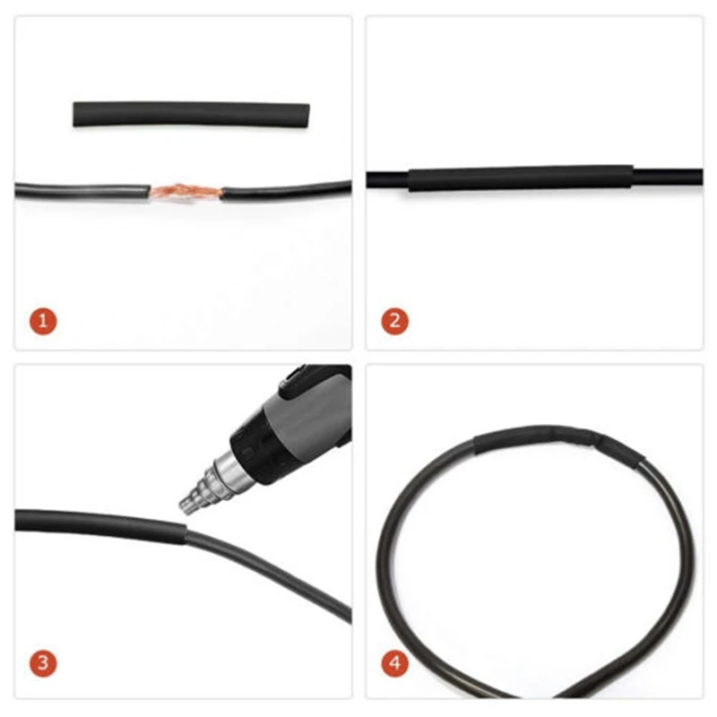 

A01F-4-Slot Battery Charger Li- USB Smart Fast Charger With 560Pcs Heat Shrink Tubing Insulation Shrinkable Tube
