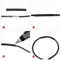 A01F-4-Slot Battery Charger Li- USB Smart Fast Charger With 560Pcs Heat Shrink Tubing Insulation Shrinkable Tube