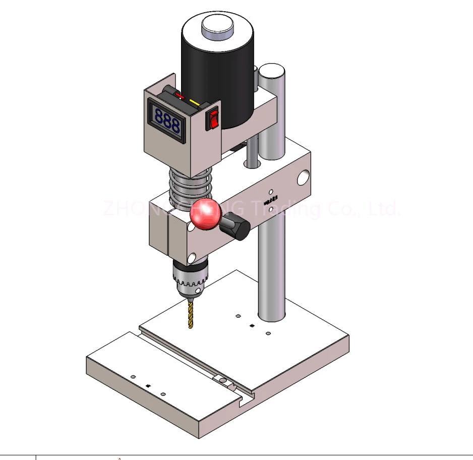 Electric Drill Three Craftsman Micro Second Generation Bench Drill Tapping Machine Milling Machine Precision Bench Drill