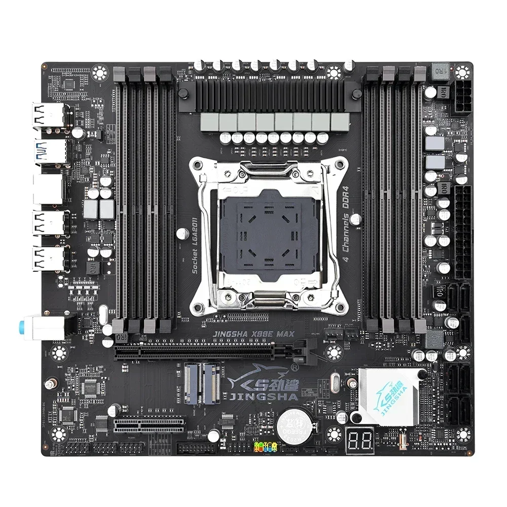 JINGSHA X99 E-MAX DDR4 motherboard LGA 2011 V3 Xeon Kit with E5 2680 V4 CPU + 4*8GB RAM Quad Channel motherboard with processor