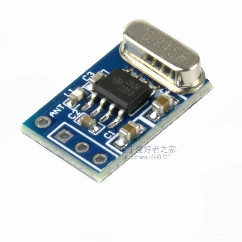 10pcs 1Set 2Pcs 433MHZ Wireless Transmitter Receiver Board Module SYN115 SYN480R ASK/OOK Chip PCB For arduino