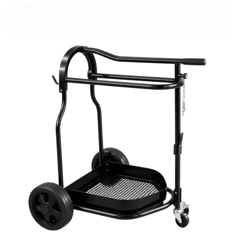 1Pcs Single Arm Saddle Frame Trolley Mobile Storage Rack Equipment Storage Cart