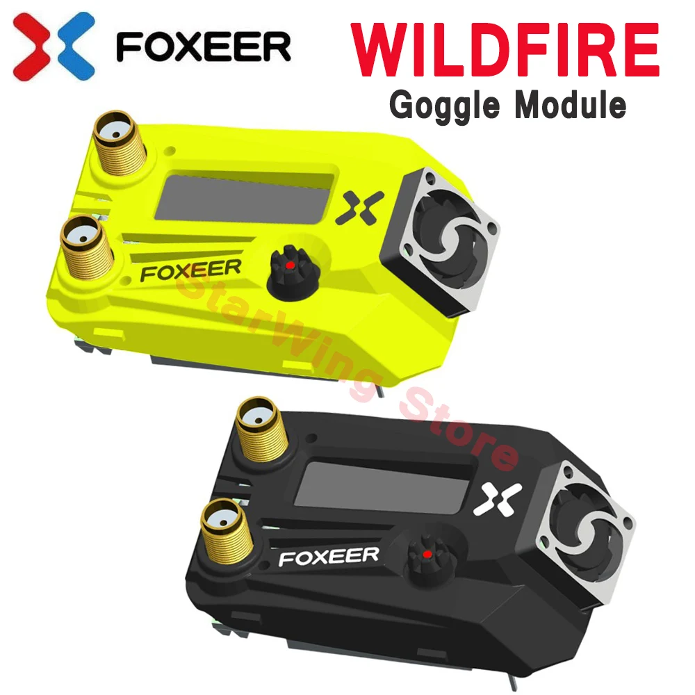 

Foxeer Wildfire 5.8G Goggle Dual Receiver Module for Fatshark Dominator All Series V1 V2 V3 V4 HD3 HDO FPV Goggles