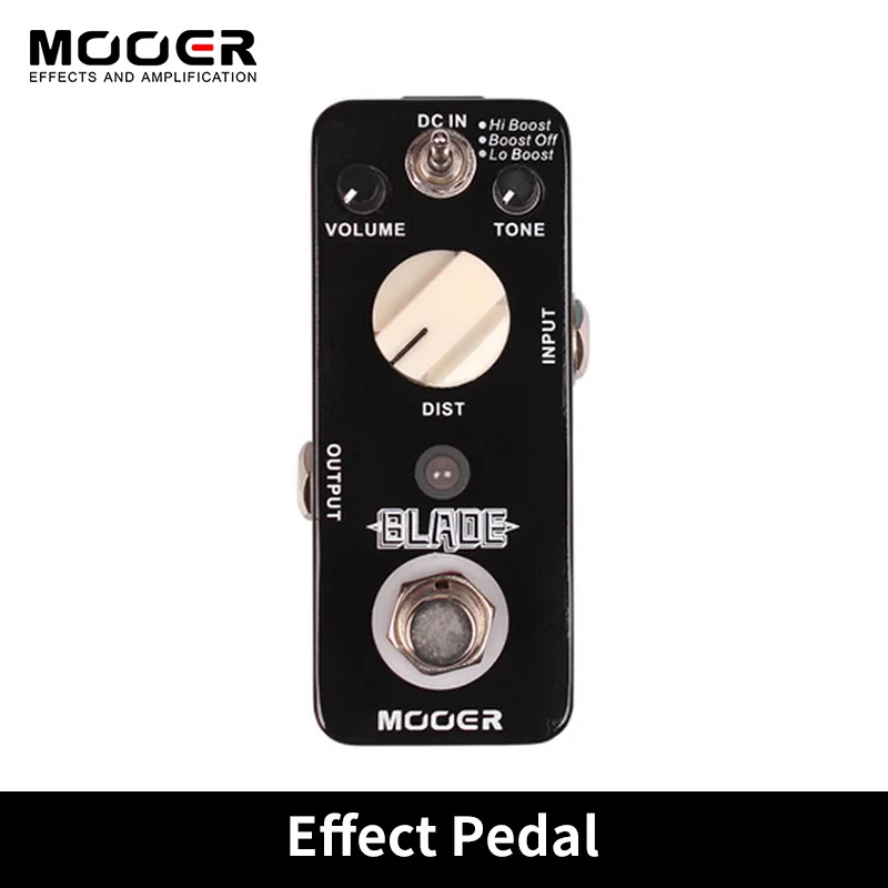 

MOOER BLADE-Metal Distortion Guitar Effect Pedal, True Bypass, Full Metal Shell, 3 Working Modes, Lo Boost, Boost Off