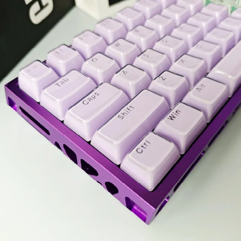 136 مفتاحًا كريستال شفاف Keycap PC لونين حقن ASA جيلي بودنغ لـ 61/68/75/84/87/108 أغطية مفاتيح لوحة المفاتيح الميكانيكية