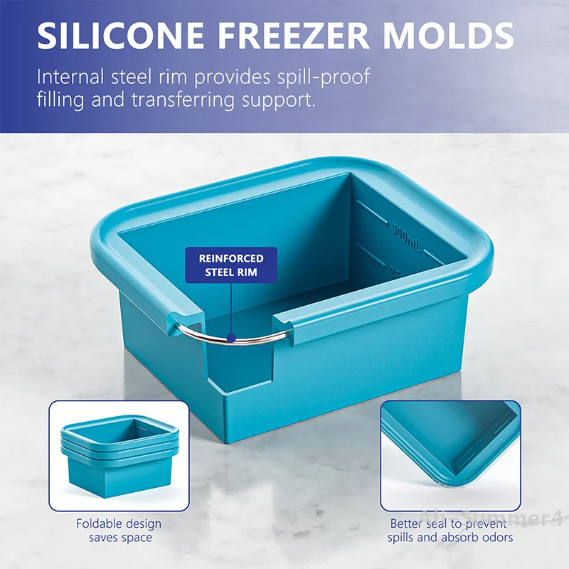 Silicone Freezing Tray With Pl - Meal Prep Menu review and price