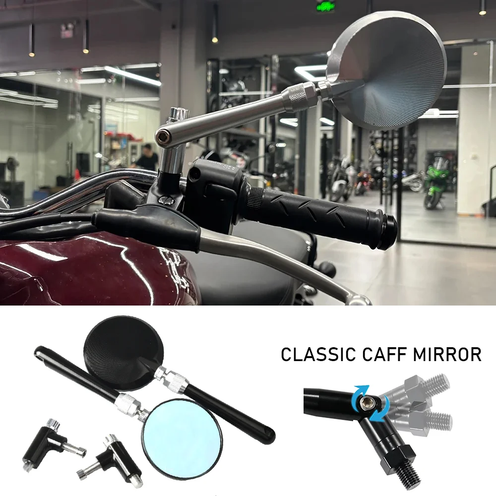 

CB350 CB650R CB1000R CB1100 CB1300 Accessories Rearview Mirror Classic Cafe Mirror Adjustable Retro Rearview Mirror For Honda