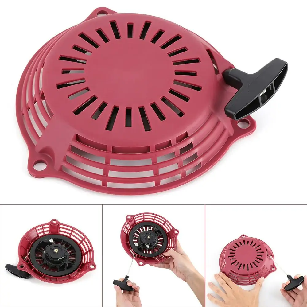 

For GCV190 GCV160 Plastic Kickback Starter Replacement Accessory Black + Red Pull Start Assembly Sturdy Lawn Mower Actuator Lath