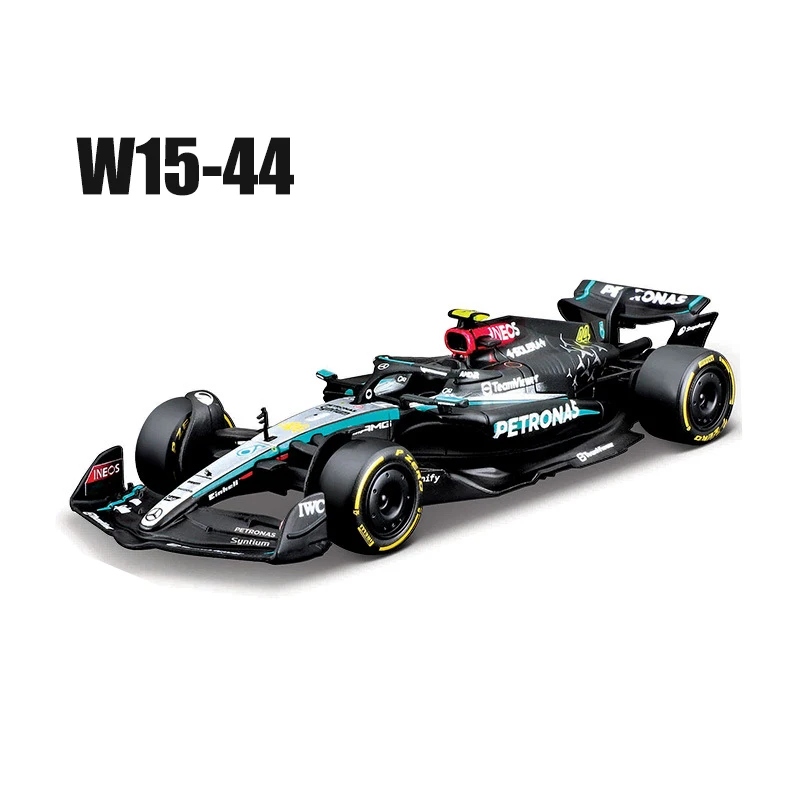 New 2024 Bburago F1 1:43 Bwt Alpine A524 Two Color Blue Pink Alloy Miniature Diecast Model #10 #31 Formula Car Model Toys Gift