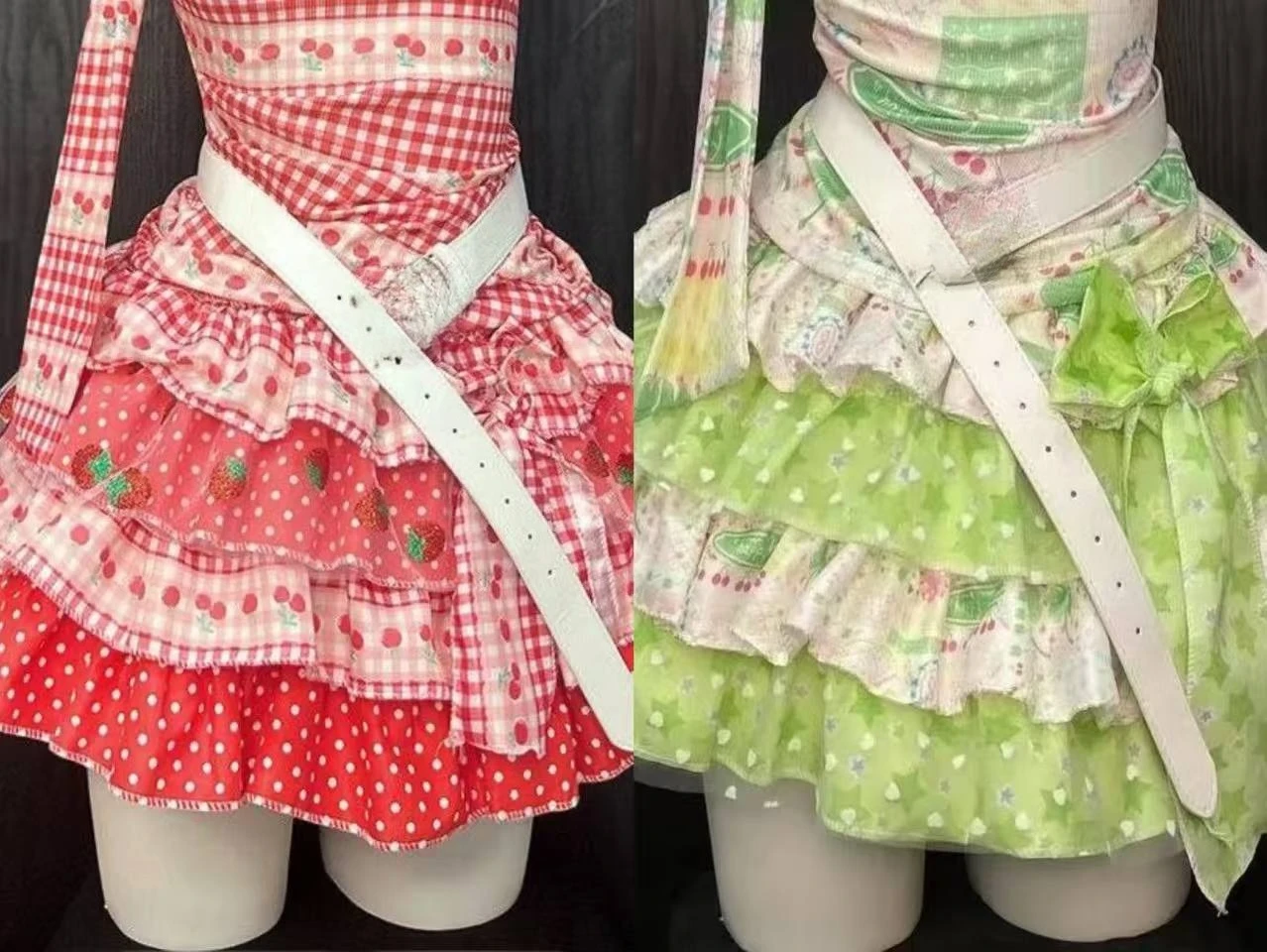 

Милая милая юбка с принтом в японском стиле, эстетичная юбка Kawaii Y2k, женская юбка с рюшами в стиле панк, шикарная юбка с милым бантом для девочек