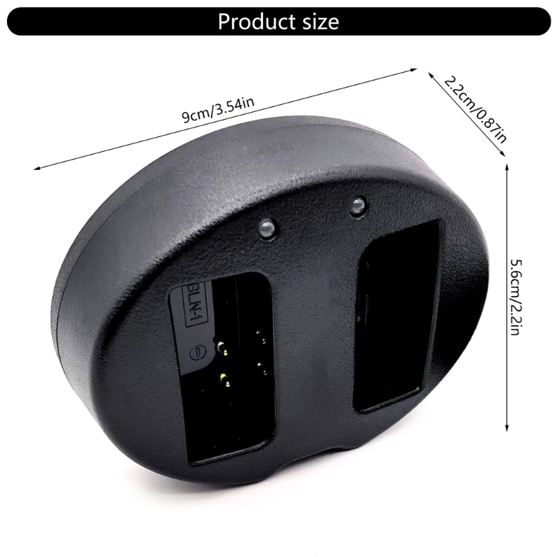 Suporte portátil para doca carregamento bateria BLN-1 Slot para EM1 EM5 EP5 PENF