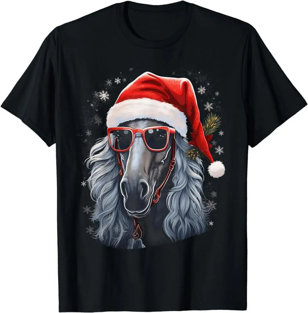 BEST TO BUY Paso Fino Horse Christmas Graphic Tees for Men Women T-Shirt