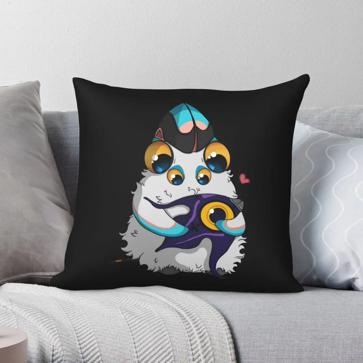 Subnautica Pengling Gaming Square Pillowcase Polyester Linen Velvet Printed Zip Decorative Bed Cushion Case 18