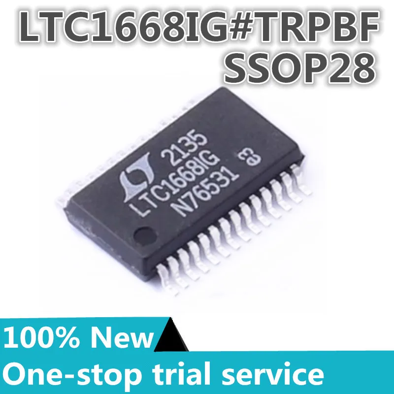 1PCS %New stock LTC1668IG#TRPBF LTC1668IG SSOP28 digital to analog conversion chip DAC