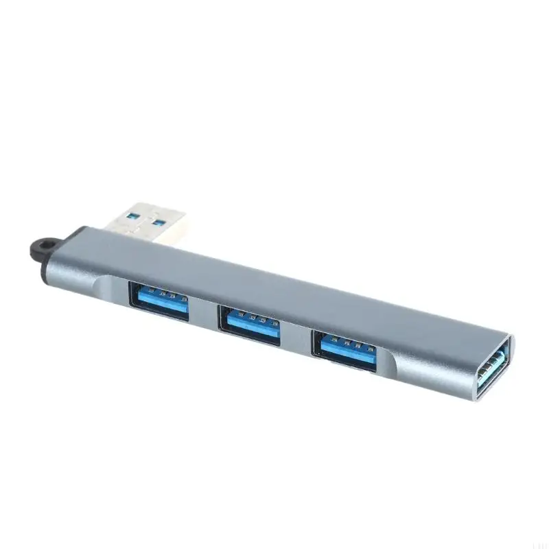 L41F USB maschio a 3 porta USB 2.0 e 1xUSB Adattatore hub con ricarica e dati