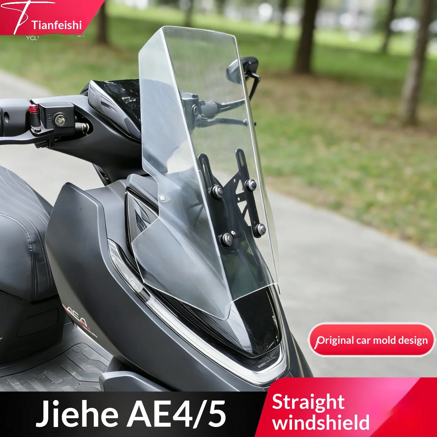【Premium】For ZEEHO AE4 / AE5 Linear Liftable Windshield Modified Accessories Electric Vehicle Windshield Glass