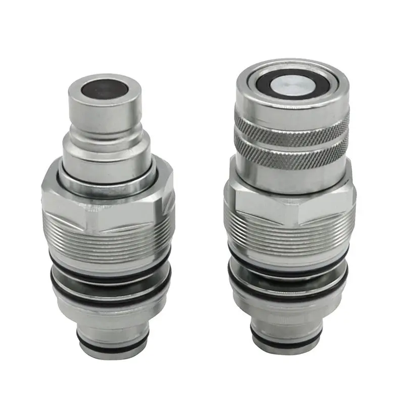 

AEF2-6680018 6679837 Hydraulic Conversion Heads Flat Face Coupler For Bobcat Skid Steer