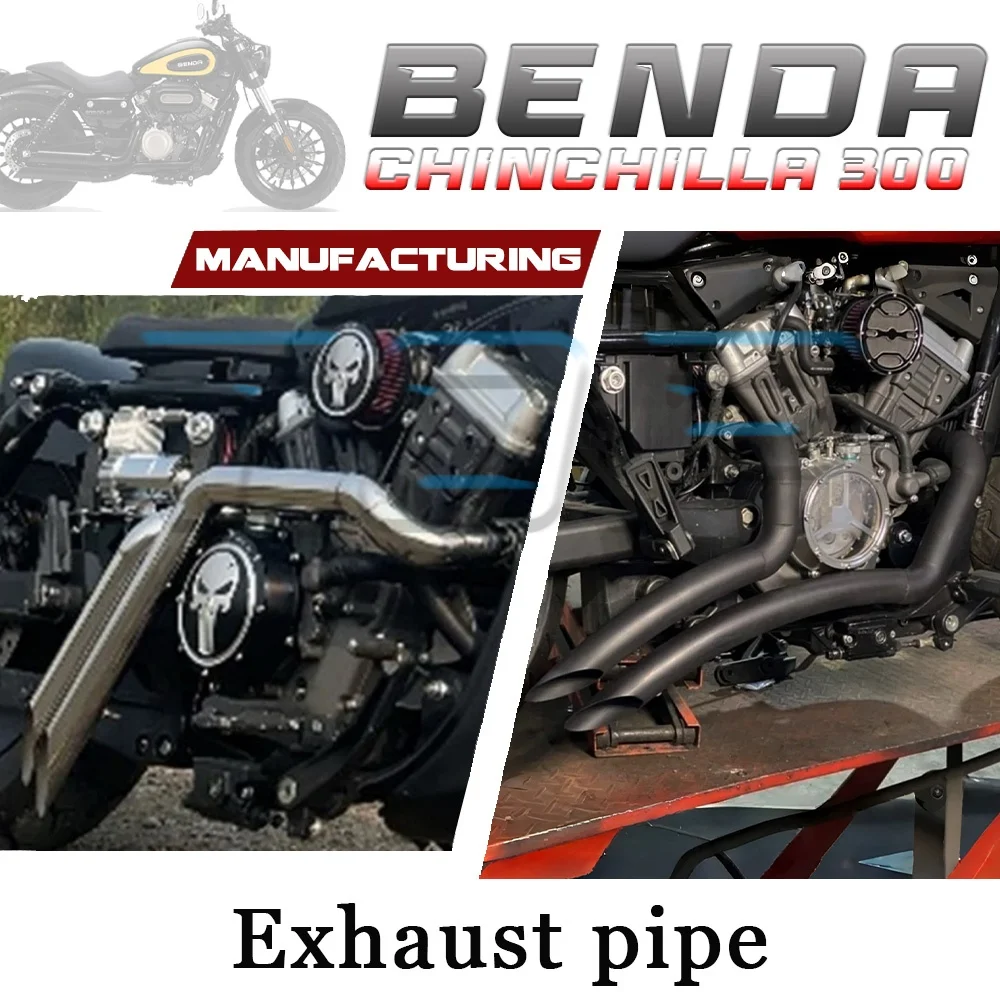 

Выхлопная труба для Benda Chinchilla 300, двойной выхлоп, 300 Chinchilla