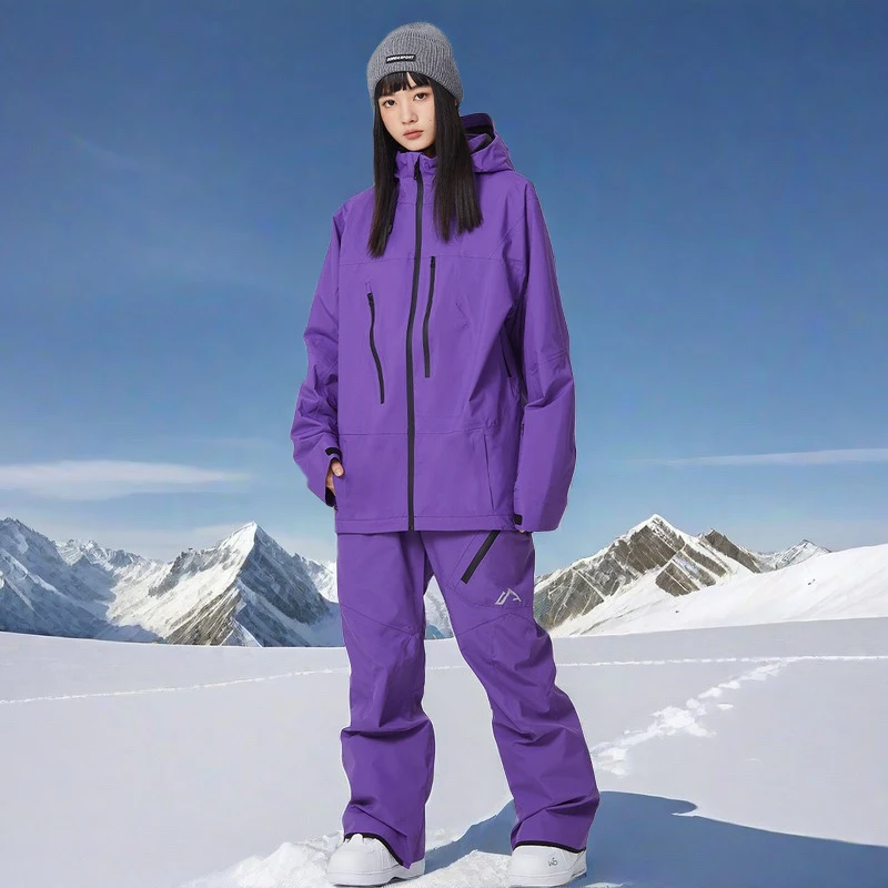 Trajes de esquí para deportes de montaña para mujer, trajes de invierno para exteriores, conjuntos de Snowboard impermeables, ropa de moto de nieve aislante para mujer, 2025