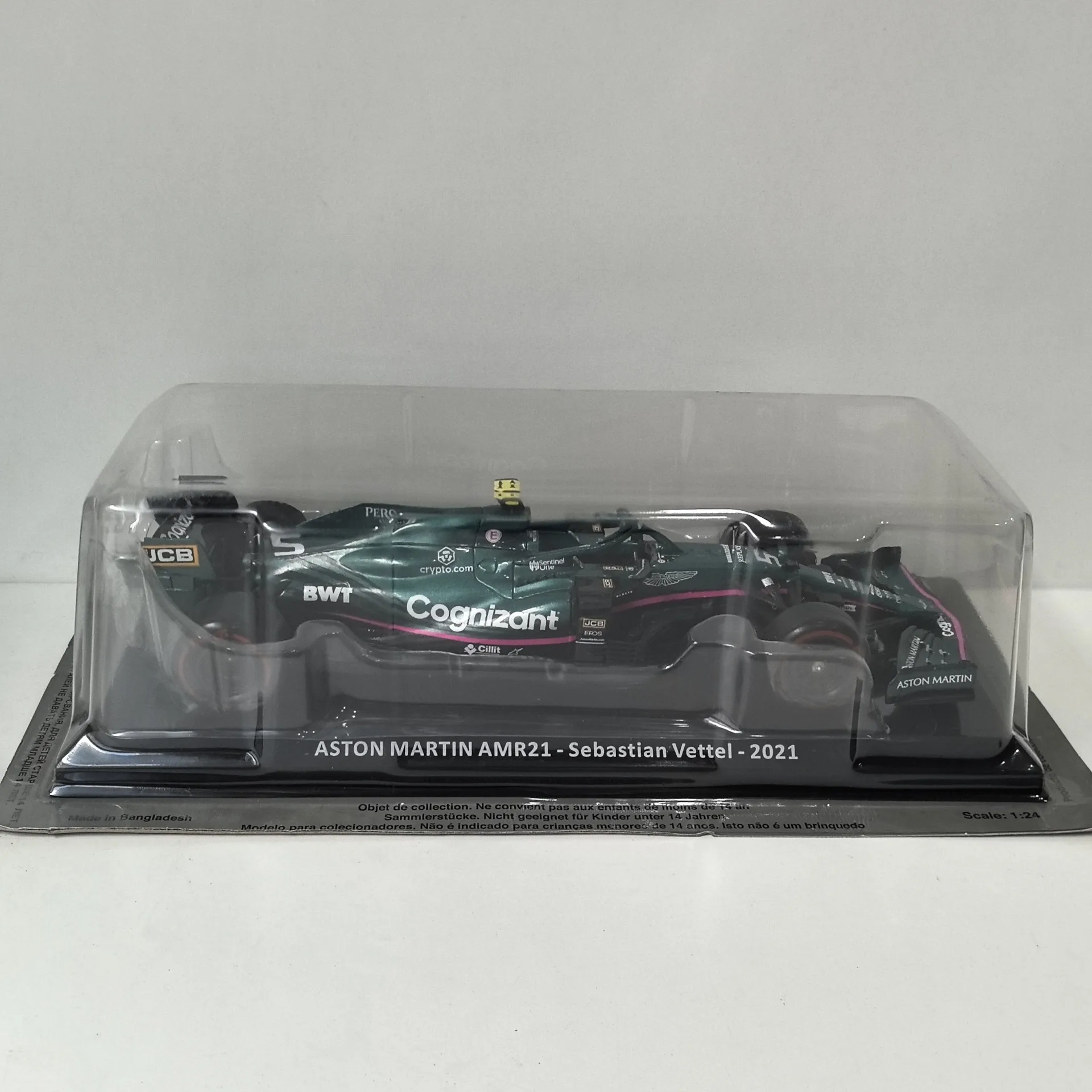Diecast IXO 1/24 Scale ASTON MARTIN AMR21 # 5 2021 Formula Racing 59 Alloy Car Model