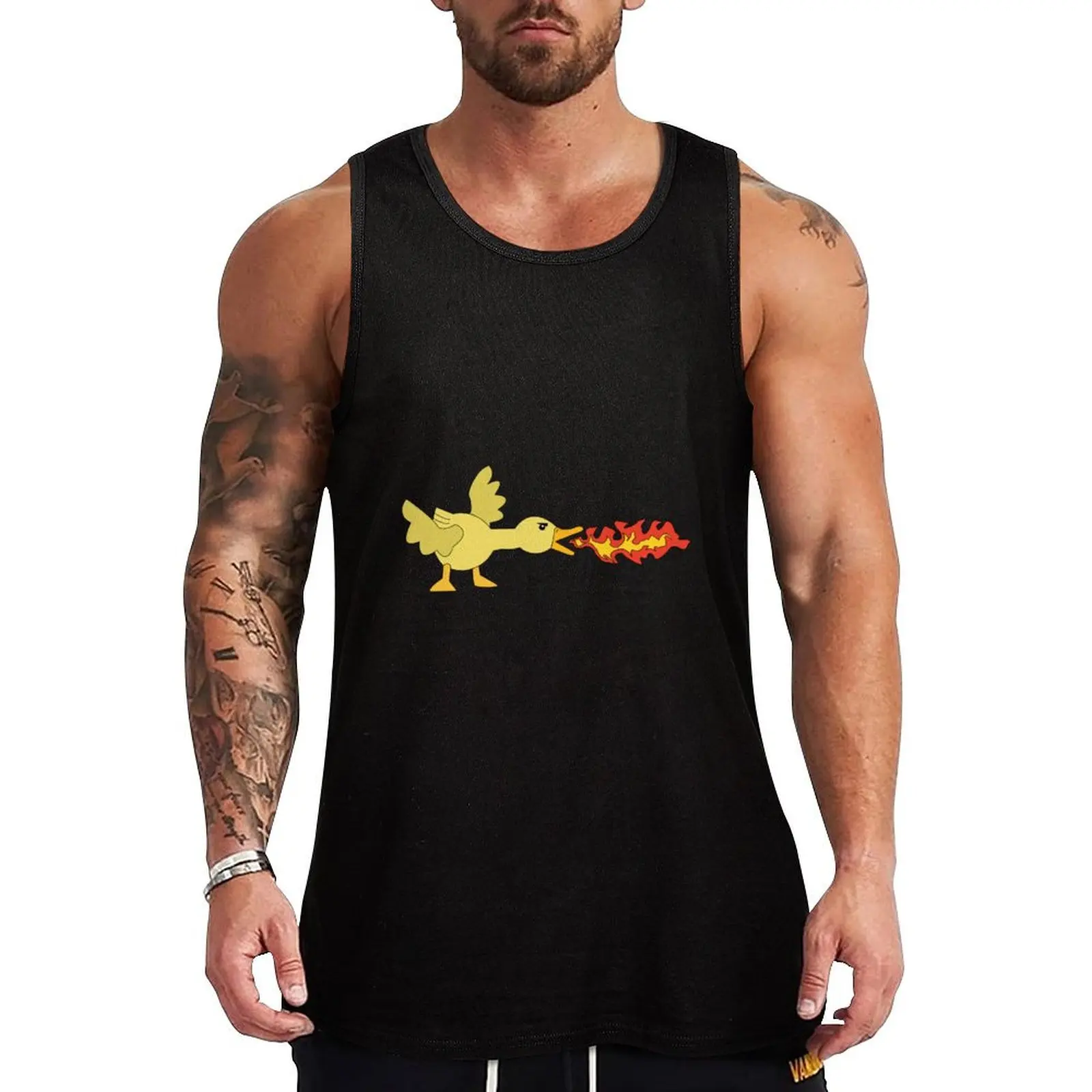 

mad duck Tank Top bodybuilding for men Men's clothes luxury style Men's sleeveless gym accessories man