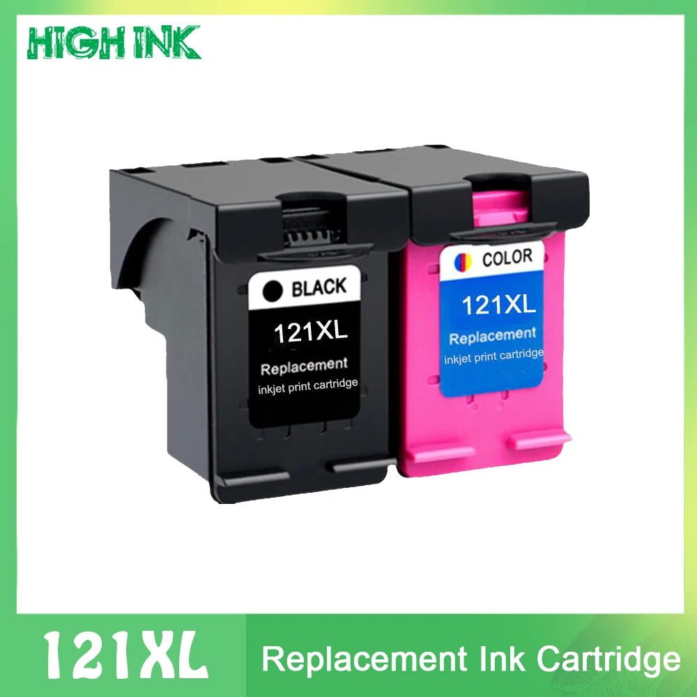 Imagem -02 - Compatível para Substituição do Cartucho para hp 121xl Cor Cartucho de Tinta para hp Deskjet D2563 F4283 F2423 F2483 2493 4213 121 xl