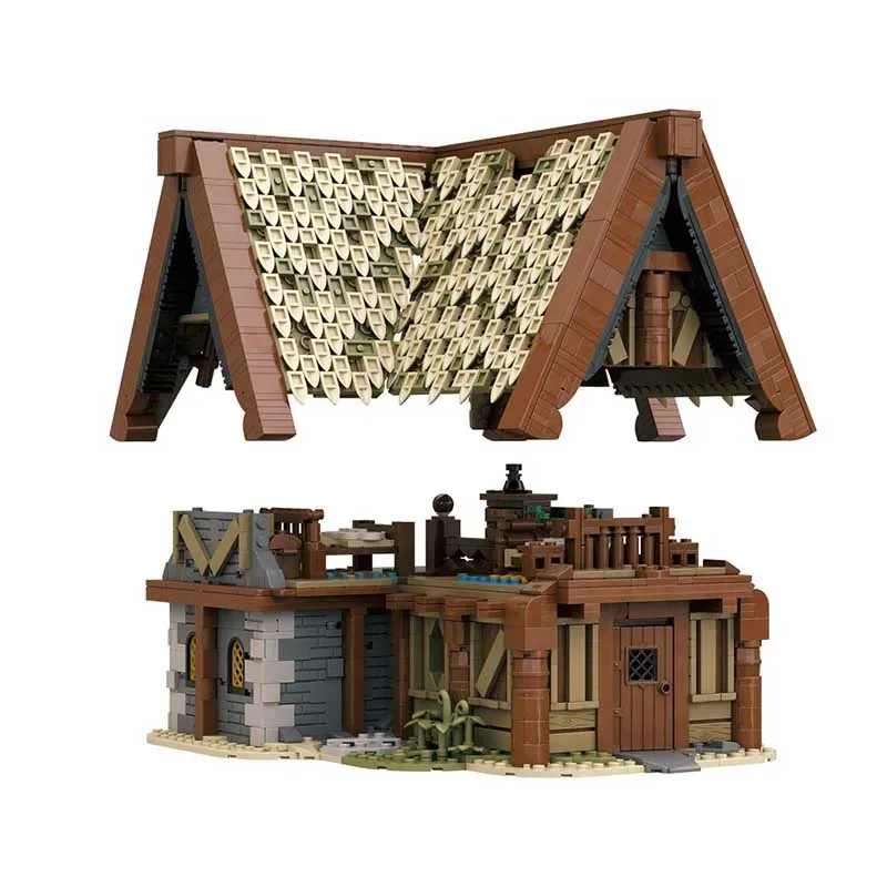 Kasteel Model Moc Bouwstenen Skyrim Whiterun Breeze Huis Model Technologie Baksteen DIY Assemblage Constructie Speelgoed Vakantiecadeaus