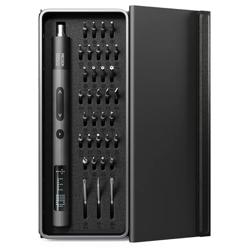 

36-in-1 Precise Electric Screwdriver Kit with LED Dot-Matrix Display, 3-Speed Gear Regulation, Max Torque 0.3Nm, Rechargeable B