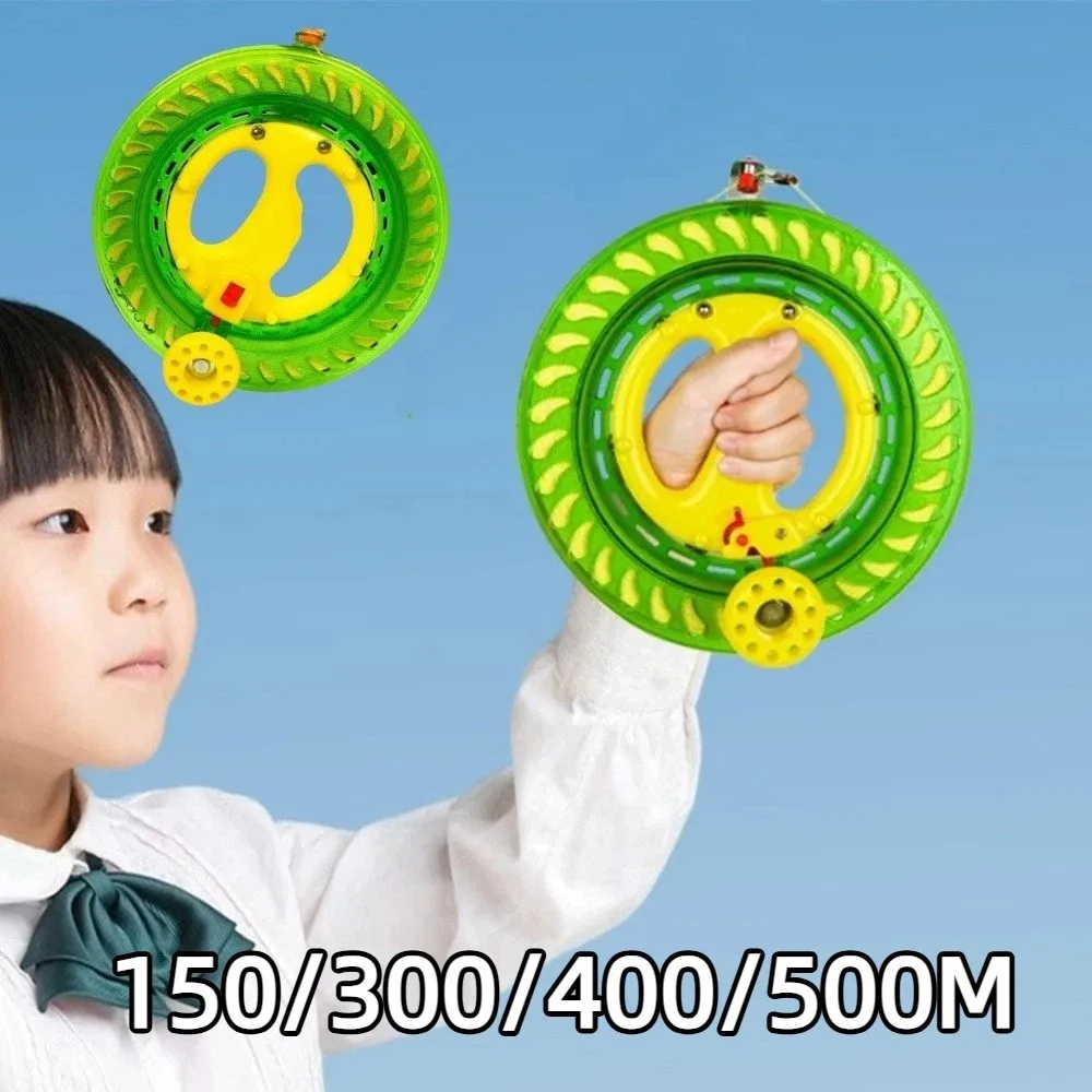 150/300/400/500M Kite Reel Winder with Line Professional Flight Handle Tools Flying Tool Winder Twisted String Line with Lock
