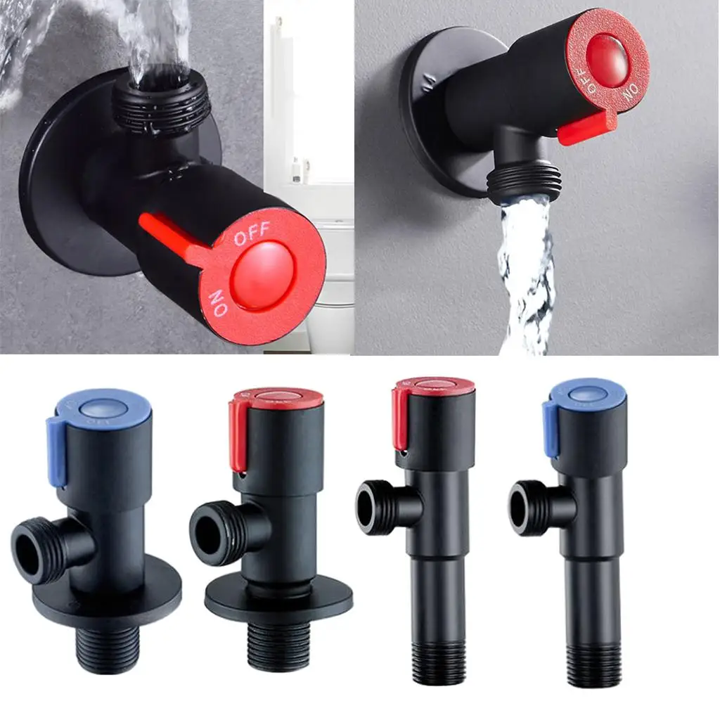 

Sanitary Valve Socket Black Fittings Shower Angle Valve Accessories