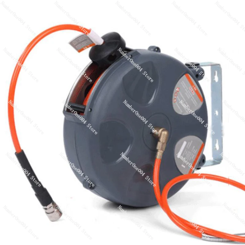 

10-13 Meters Automatic Retractable Hose Reel Air Drum Electric Water Blast Gun Tube Auto Repair Car Beauty