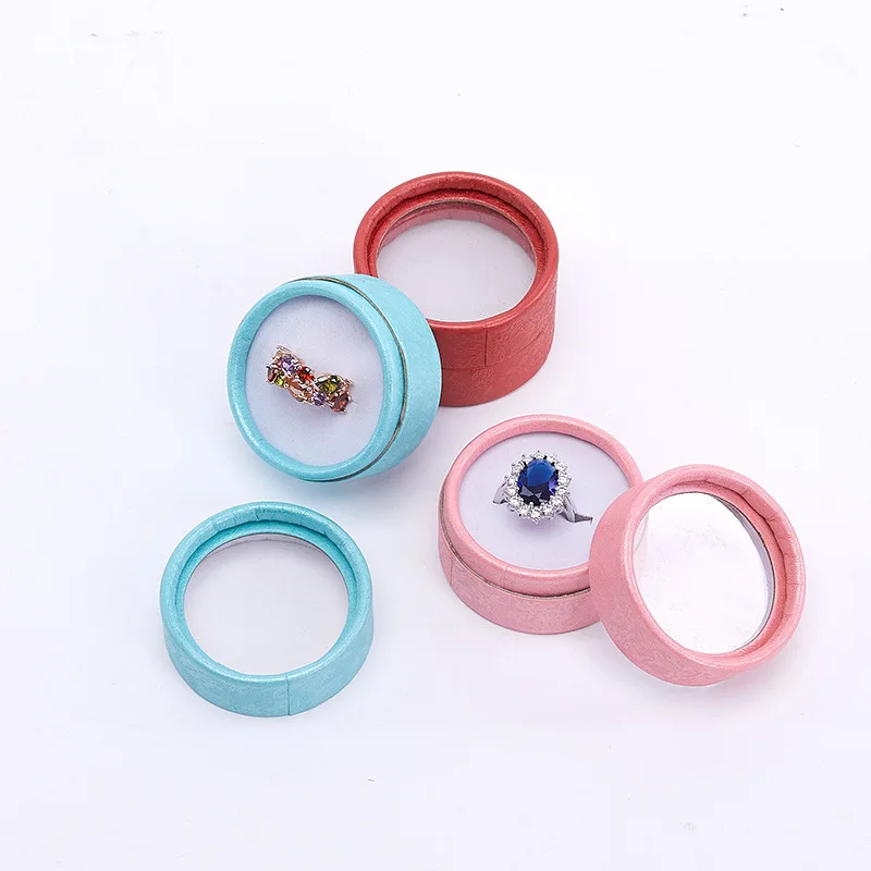 Ring Box Delicate Paper Portable Bowknot Ring Box Craftsmanship Ring Storage Box For Gift For Her 5.5*3.5cm New 2025