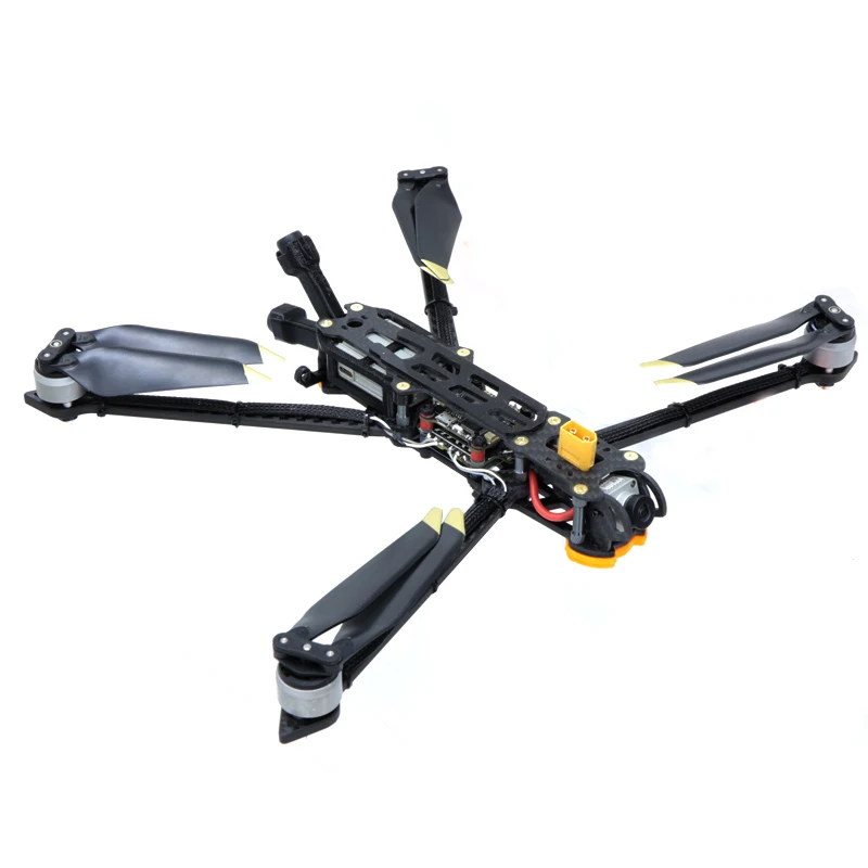 HSKRC Andy HD8 350mm 3K kit telaio da 8 pollici in fibra di carbonio braccio da 5mm per DJI Mavic Motor Power FPV Air Unit droni FPV parti fai da te