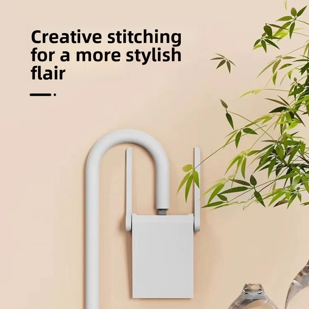 Saluran Kabel PVC Perekat Sendiri Anti-Tinju Dekorasi Tak Terlihat Rumah Tangga Kabel Terbuka Pelindung Kabel Jaringan Saluran Kabel