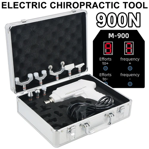 휴대용 척추 지압 교정 도구, 전기 교정 건, 신형 척추 조절 기구, 충격 척추 경추 마사지, 900N 
