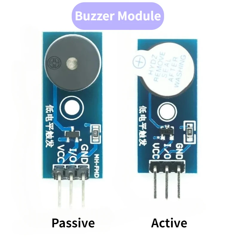 Passive / Active Buzzer Module Alarm Sensor Beep Audion 9012 Drive 3.3-5V For Arduino Smart Car