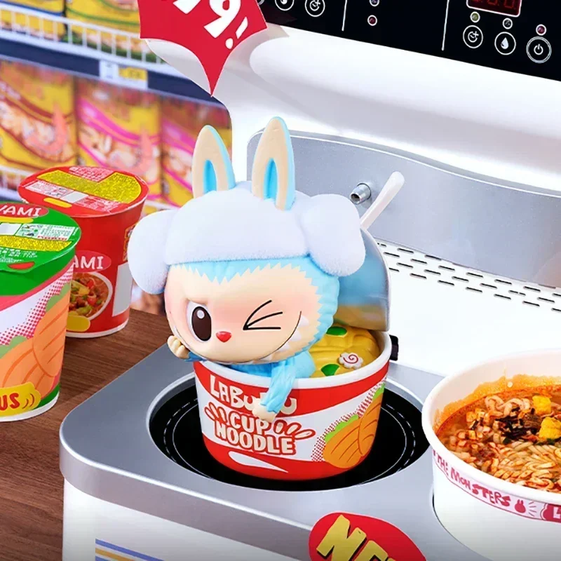 POP MART THE MONSTERS WACKY MART ซีรีส์ กล่องสุ่มฟิกเกอร์อนิเมะ ของสะสมตกแต่งบ้าน ตุ๊กตาโมเดลสำหรับเด็กผู้หญิง