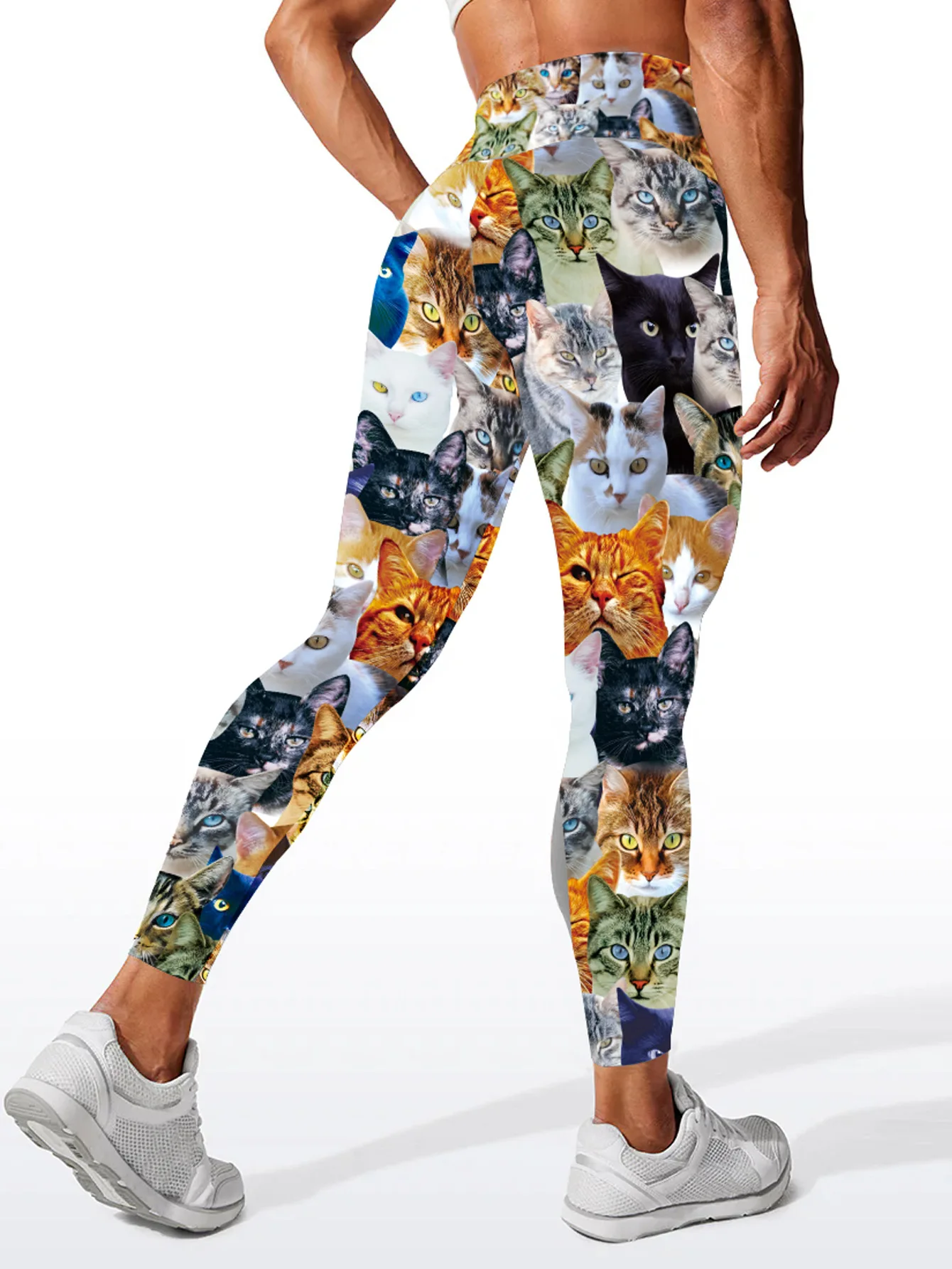 3D مطبوعة هالوين نمط المرأة اليوغا السراويل في الهواء الطلق الجري الرياضة الصالة الرياضية مرونة عالية اليومية عارضة مريحة بانت للنساء