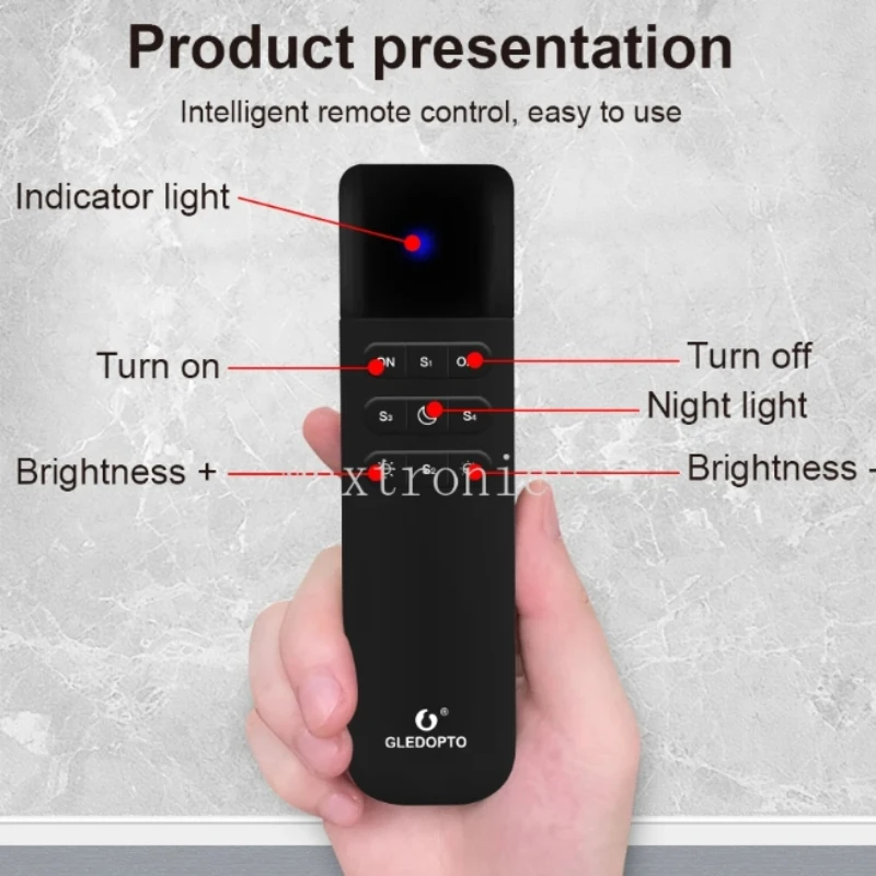 GL-C-015WL Strisce LED ESP32 WLED Controller LED GL-RC-001WL WLED Telecomando per SK6812 TM1814 WS2813 WS2815 WS2811 WS2812 Lampada