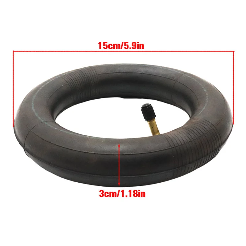 200X40 inner tube, 200 * 40 butyl rubber inner tube, suitable for skateboard inflatable tyres