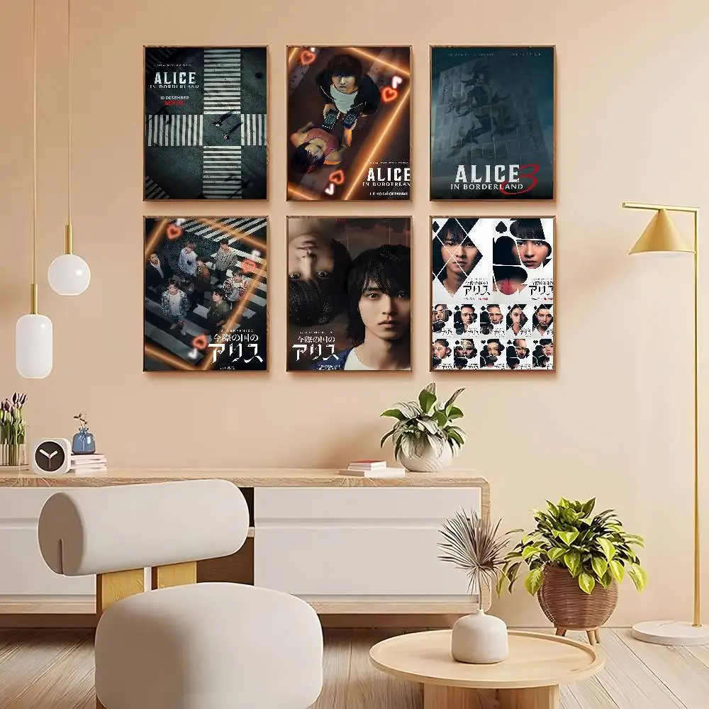 Hot TV Alice In Borderland Wall Art Prints Canvas Painting Poster Picture For Office Living Room Home Decor