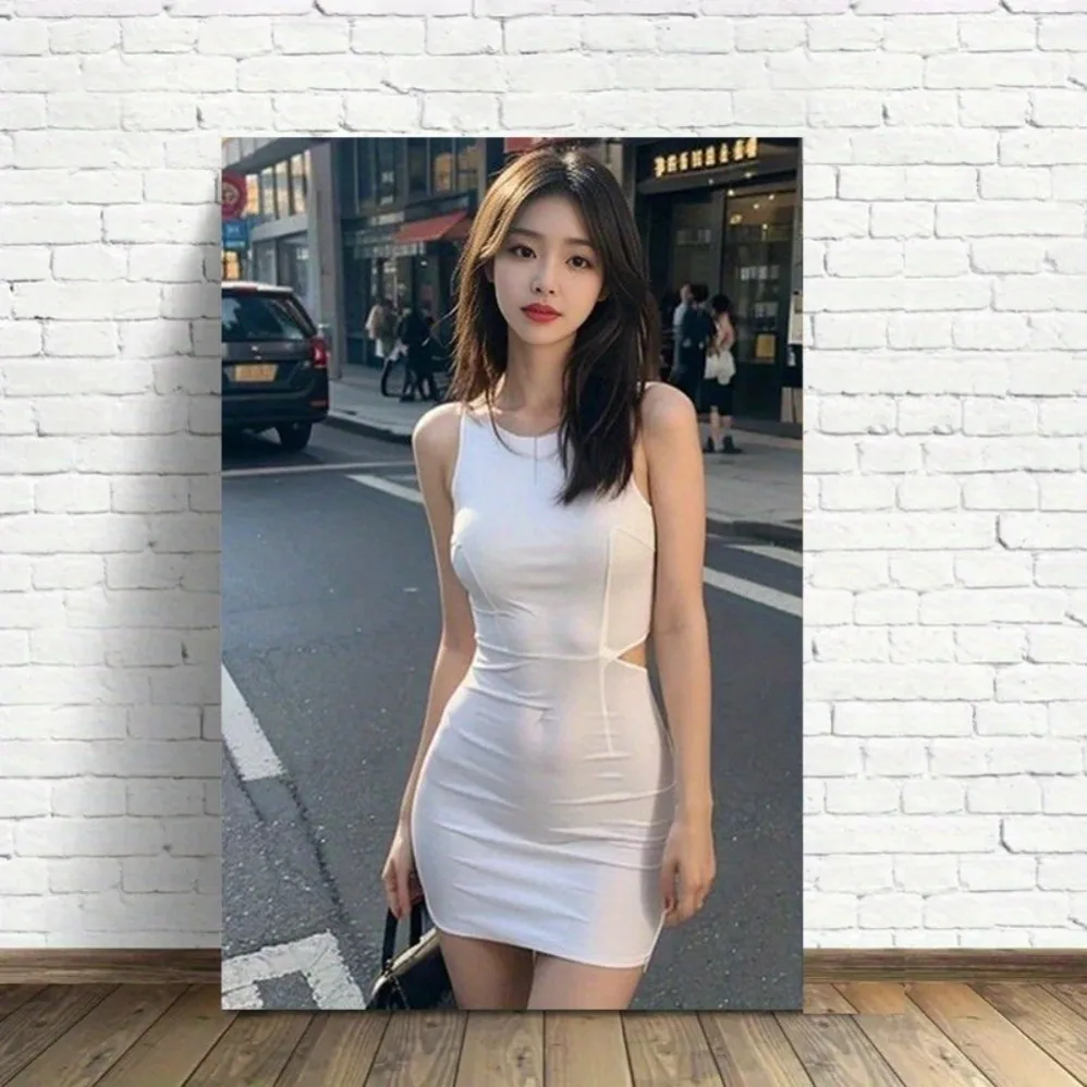 Böhmischer Retro-Leinwand-Wandkunstdruck – elegantes rahmenloses Poster für Zuhause, Schlafzimmer, Fitnessstudio, Bibliothek, langlebiges Innen- und Außendekor