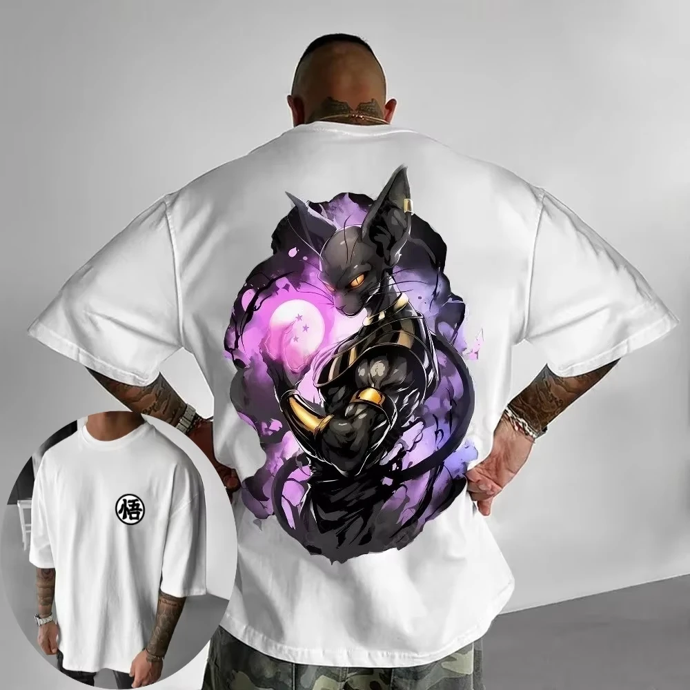 

Men's Anime Dragon Ball T-shirt Unisex High Quality Cotton Short Sleeve Classic Stylish Casual Streetwear Oversized