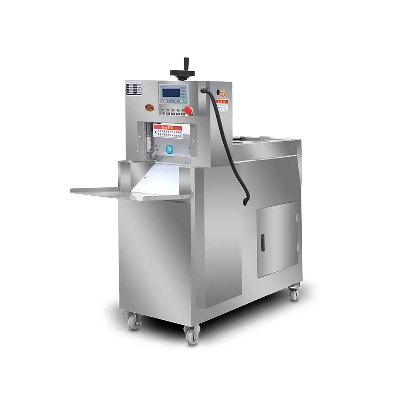 Meat processing, frozen meat slicer/beef and mutton forming machine
