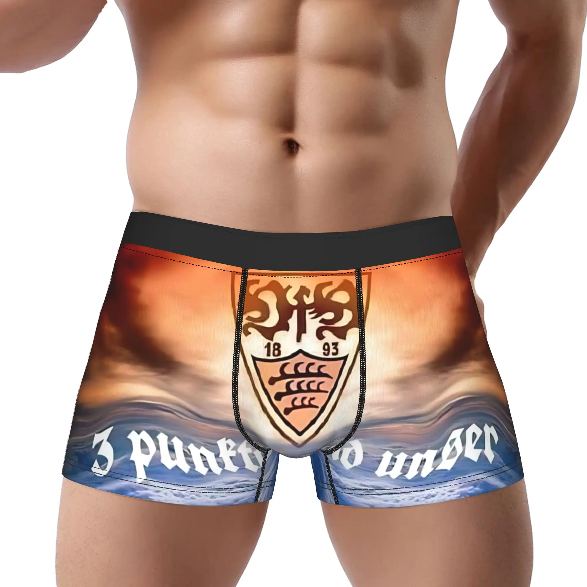 

VfB Bundesliga DFB DFL Supercup boxers adults 18 plus Underpants Homme Panties Men's Underwear Comfortable Shorts Boxer Briefs