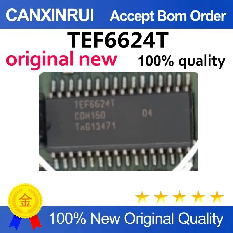 (5-100piezas)TEF6624T Automotive radio RF receiver chip SOP-32 pins New import Direct