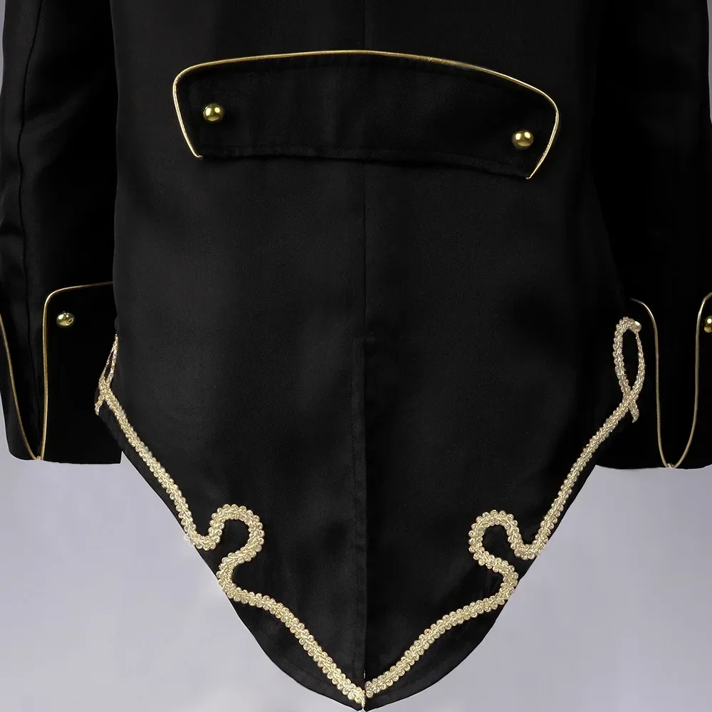 New Halloween Retro Gilt Embroidered Court Tuxedo