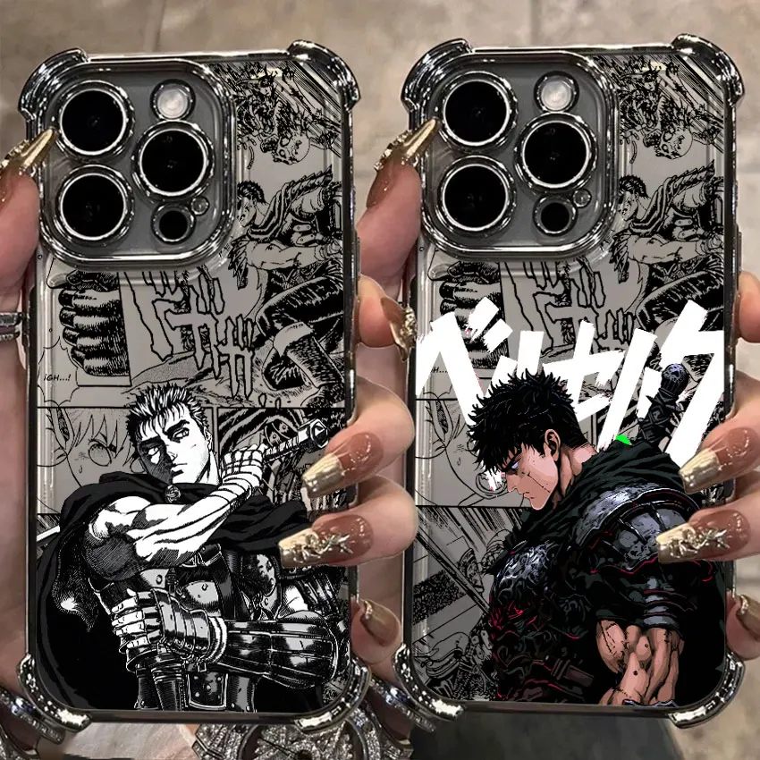 

Berserk Comic Hot Anime Case For Samsung Galaxy A56 A55 A54 A52 A53 5G A36 A34 A35 A33 A50 A73 A26 A25 A16 A06 Clear Phone Cover